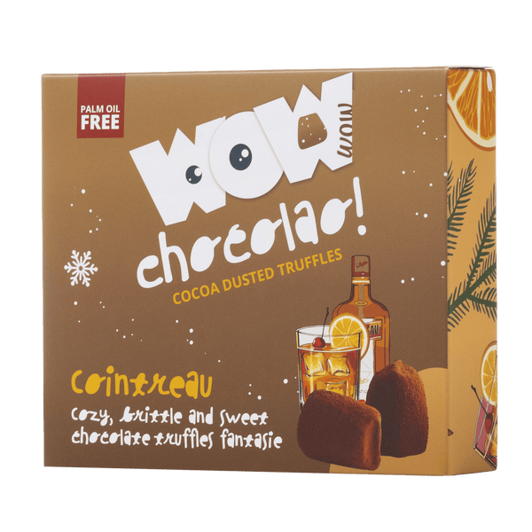 Cointreau Weihnachts-Trüffel XL Box 250g | Orangenlikör-Schokolade