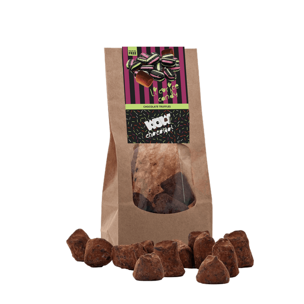 Truffes au chocolat à la réglisse - Sac biodégradable 130g