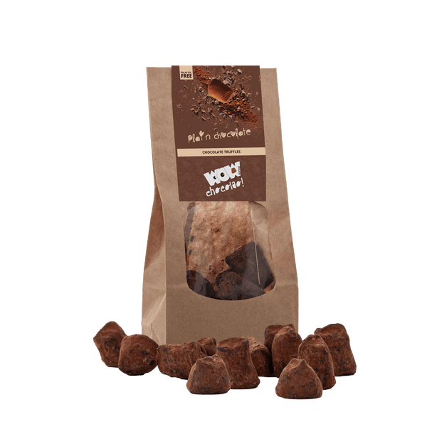Zartbitterschokoladen-Trüffel – Biologisch abbaubarer Beutel 130 g
