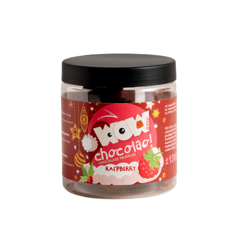 Schlichte Schokoladentrüffel - Weihnachtsedition - Geschenkglas 130g