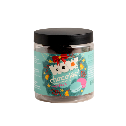 Schlichte Schokoladentrüffel - Weihnachtsedition - Geschenkglas 130g