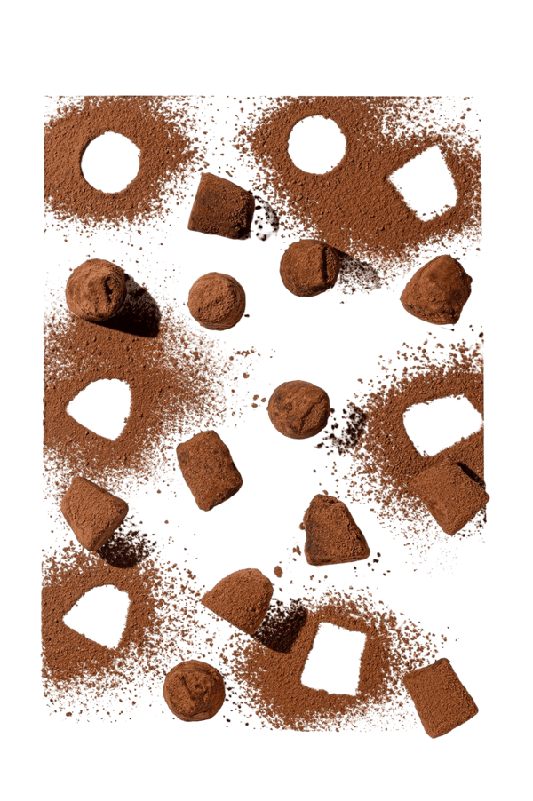 Truffes au chocolat enrobées de cacao en vrac - Boîte gros volume & hôtellerie - 3KG
