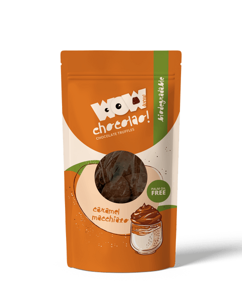 Caramel Macchiato - 200g Biodegradable bag - WOW Chocolao!