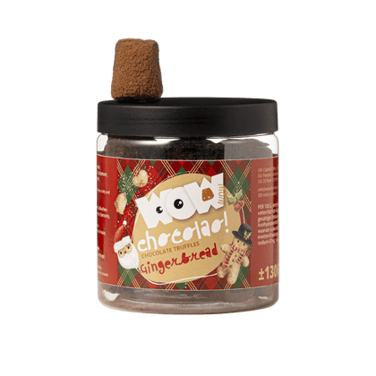 Pot de Cadeau de Truffes au Chocolat Pain d'Épices de Noël 130g | Chocolat Confort des Fêtes