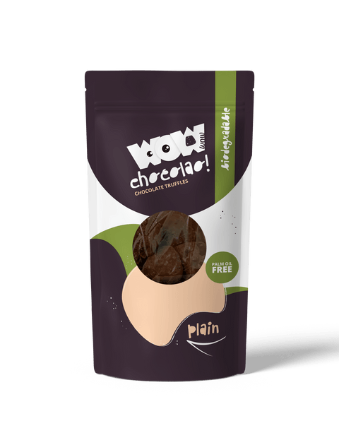 Plain - 200g Biodegradable bag - WOW Chocolao!