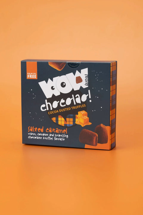 Salted Caramel Chocolate Truffles XL Box 250g | Sweet Salty Chocolate - WOW Chocolao!